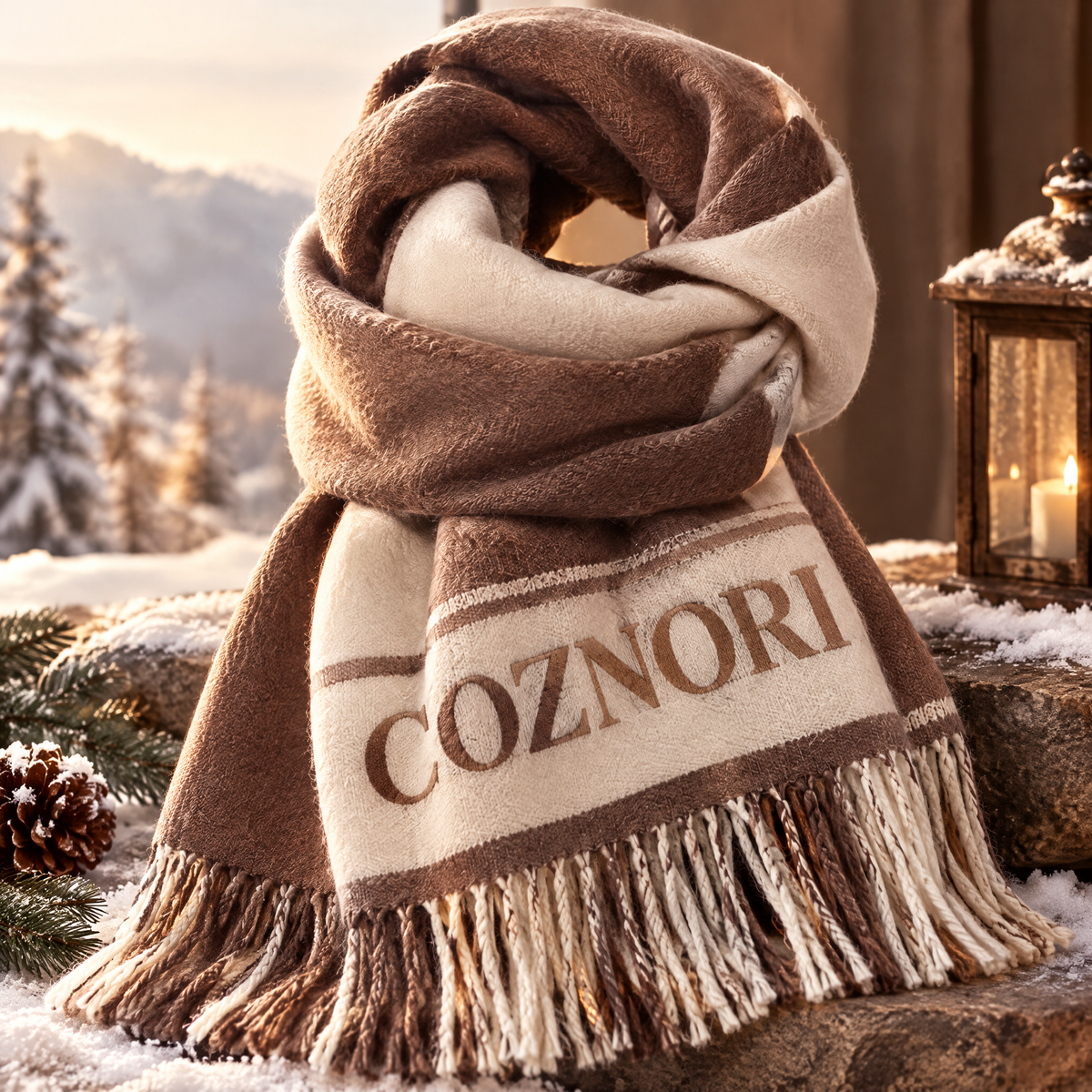 COZNORI™ | Signature Heritage Wrap Scarf