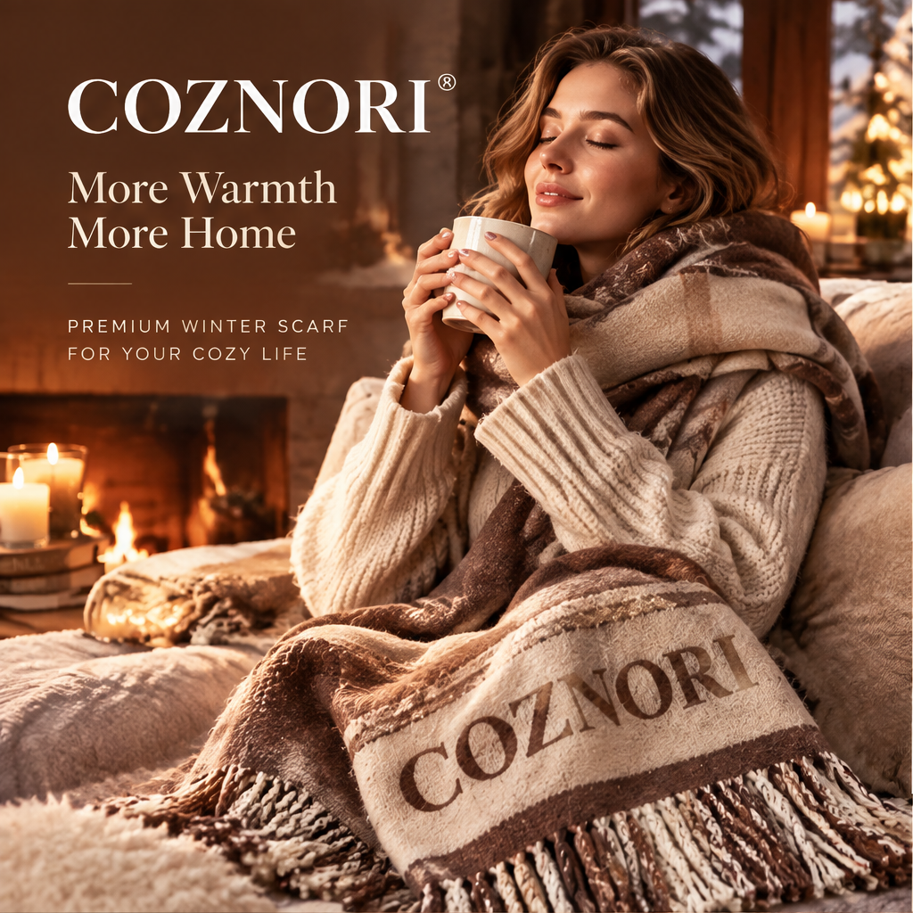 COZNORI™ | Signature Heritage Wrap Scarf