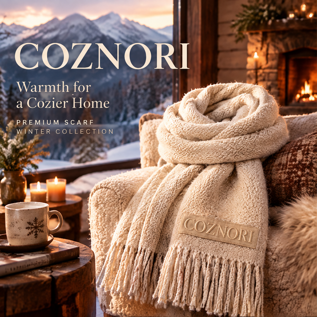COZNORI™ | Alpine Luxe Knit Scarf