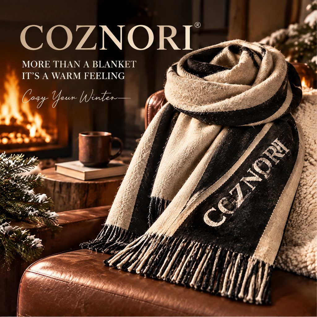 COZNORI™ | Signature Noir Winter Scarf