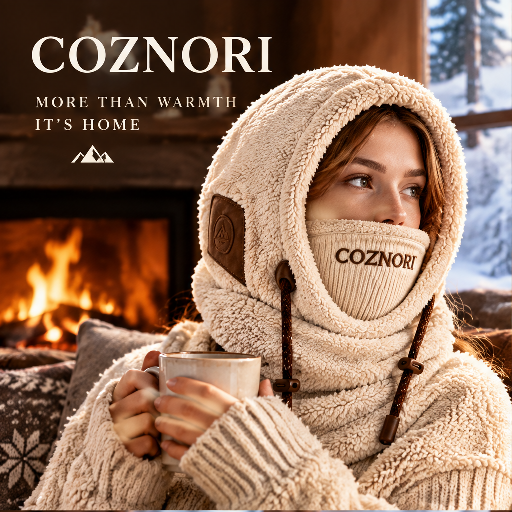 COZNORI™ | Alpine Luxe Sherpa Hood