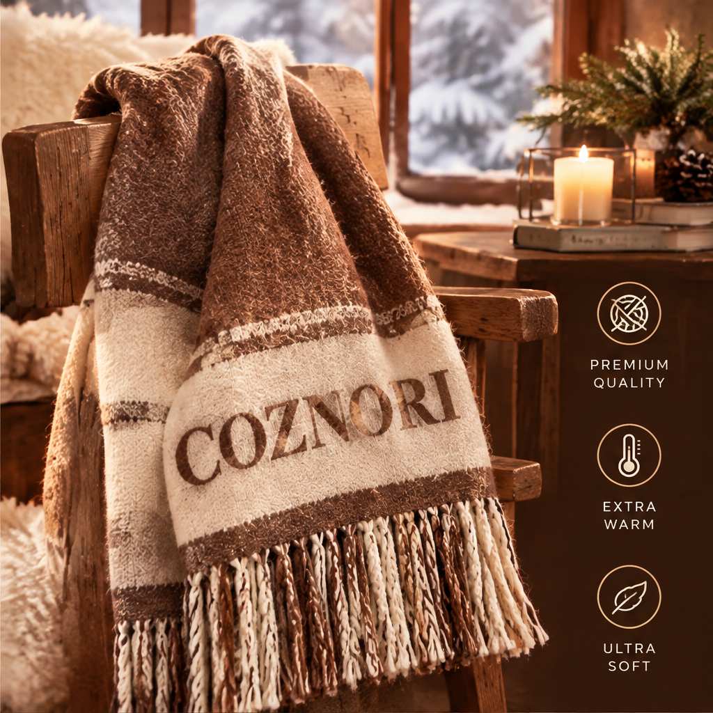COZNORI™ | Signature Heritage Wrap Scarf