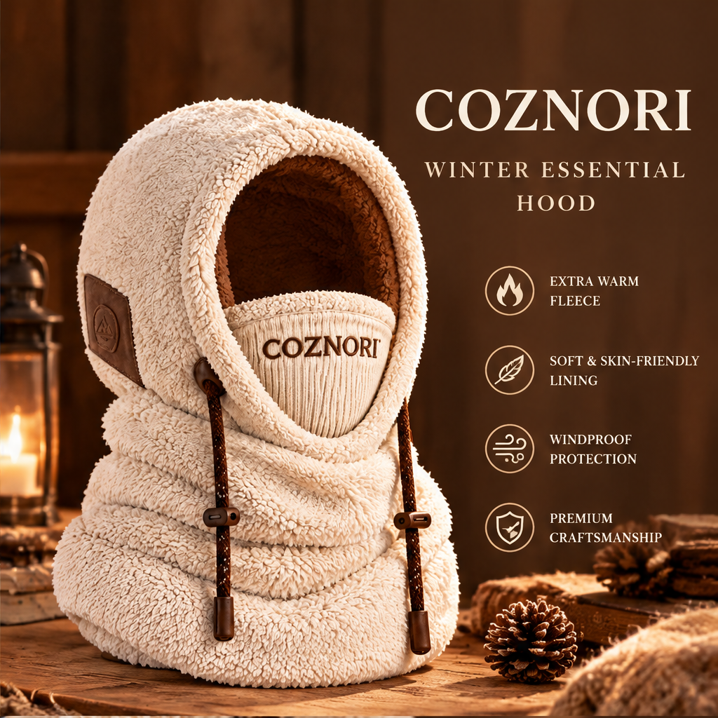 COZNORI™ | Alpine Luxe Sherpa Hood