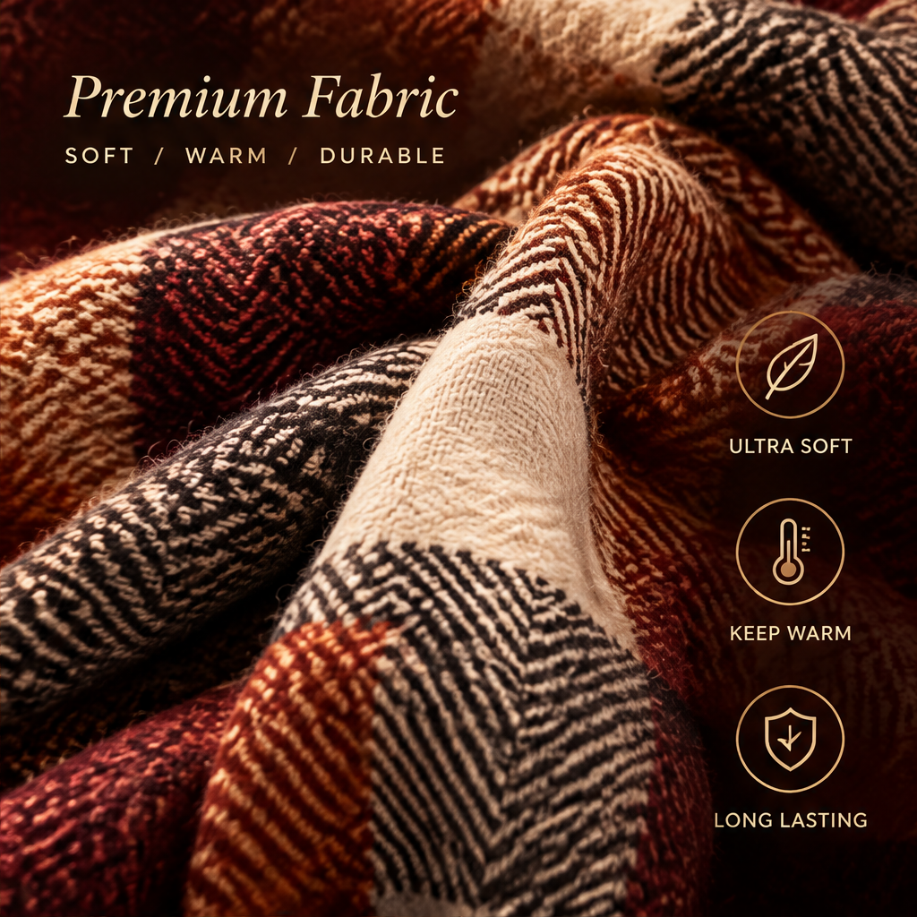 COZNORI™ | Heritage Tartan Winter Scarf