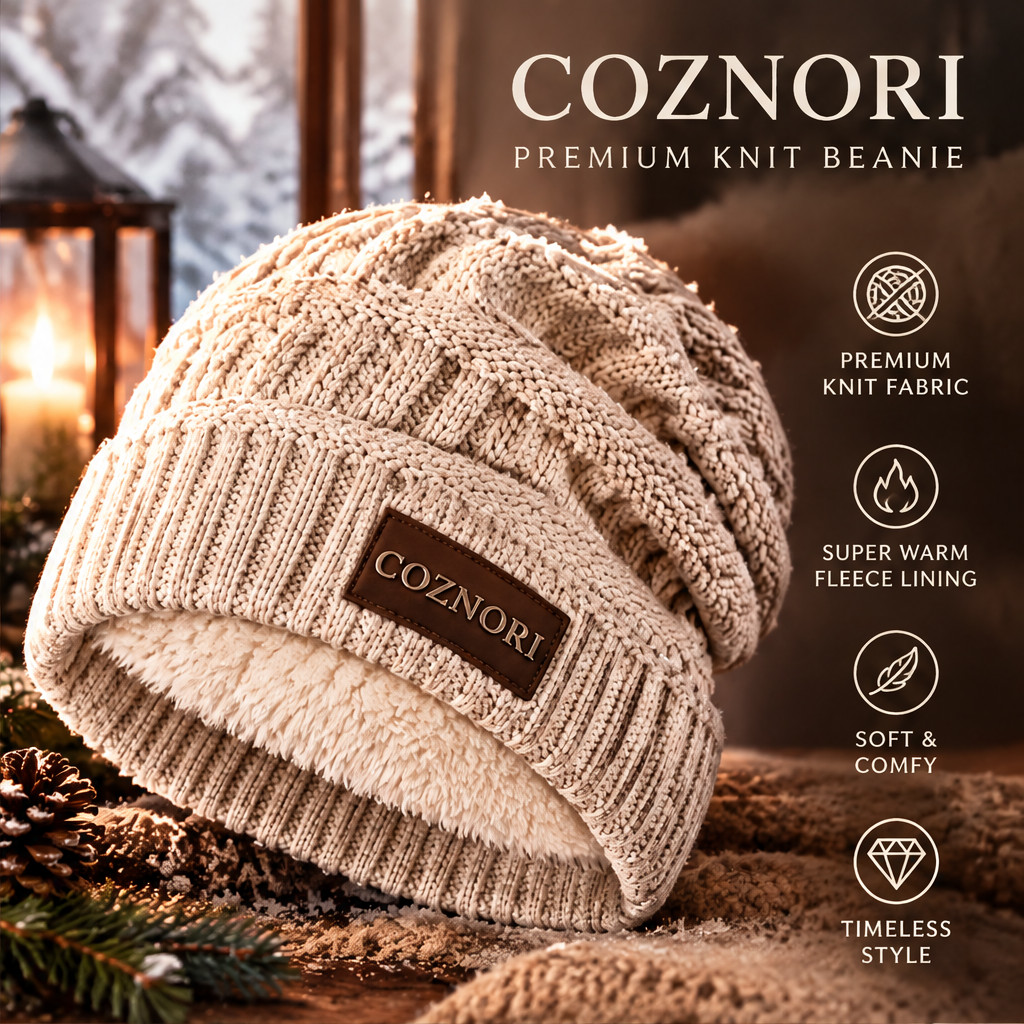 COZNORI™ | Alpine Heritage Sherpa Beanie