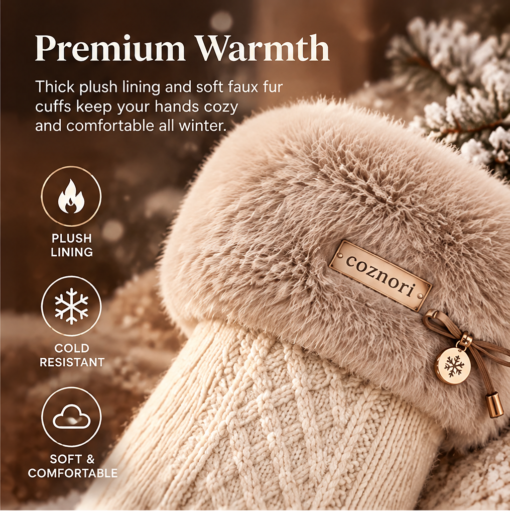 COZNORI™ | Winter Luxe Knit Gloves