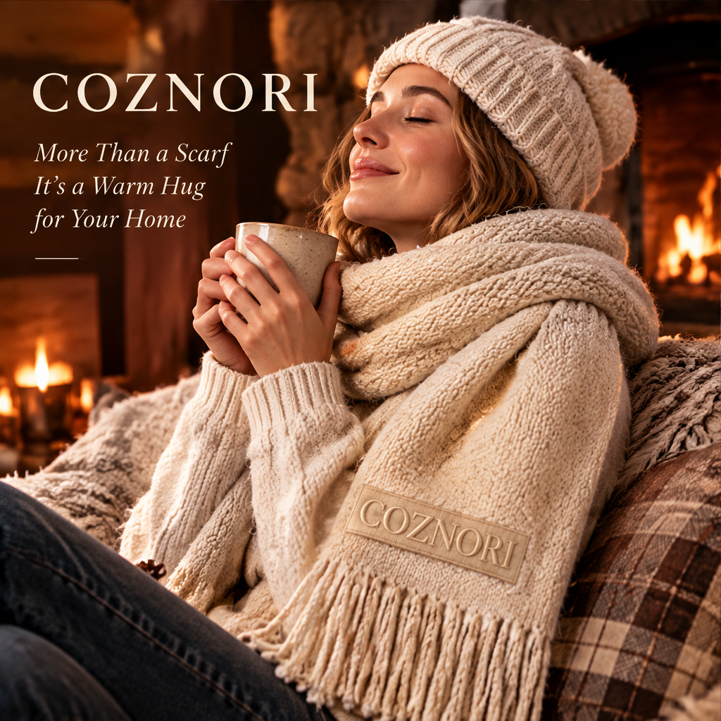 COZNORI™ | Alpine Luxe Knit Scarf