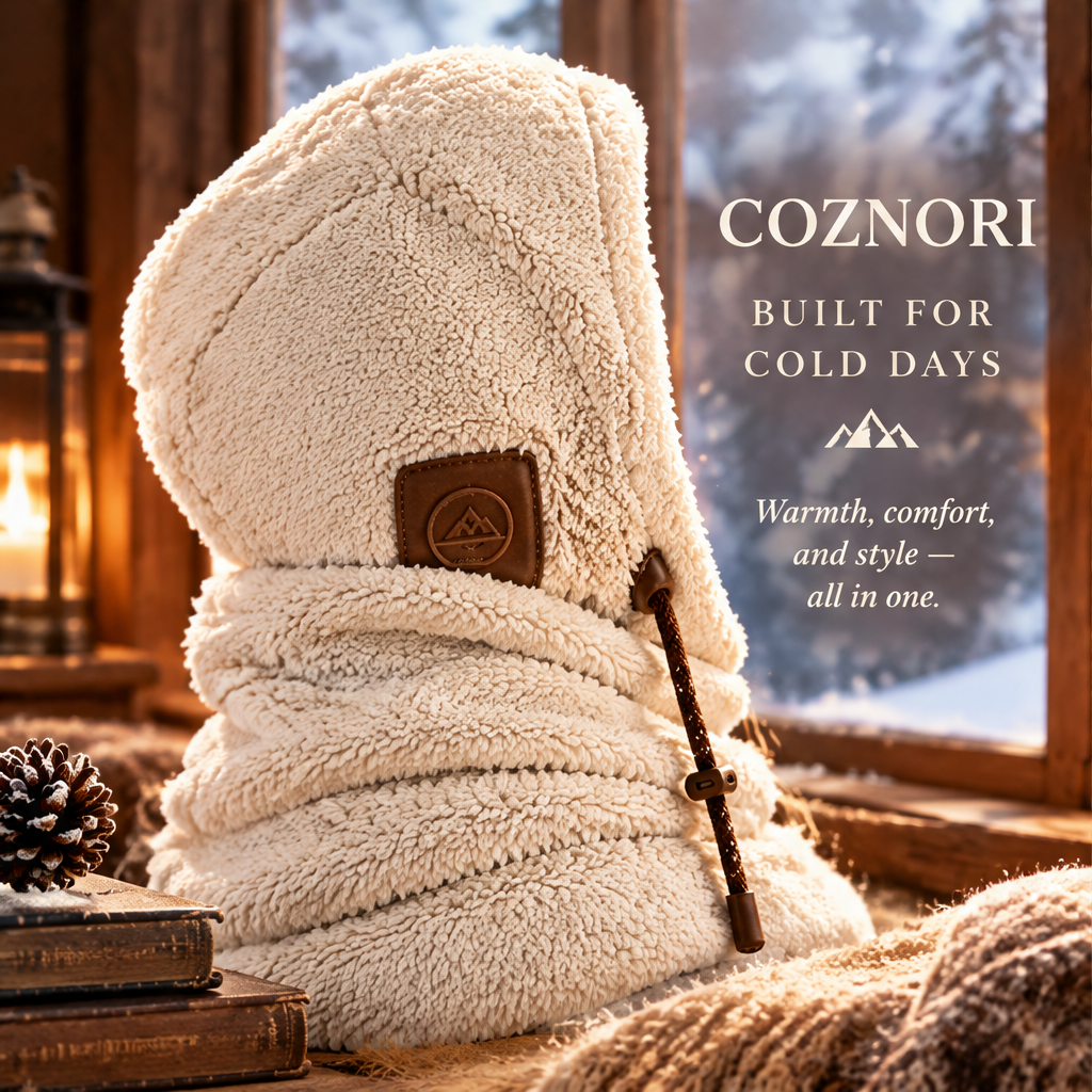 COZNORI™ | Alpine Luxe Sherpa Hood