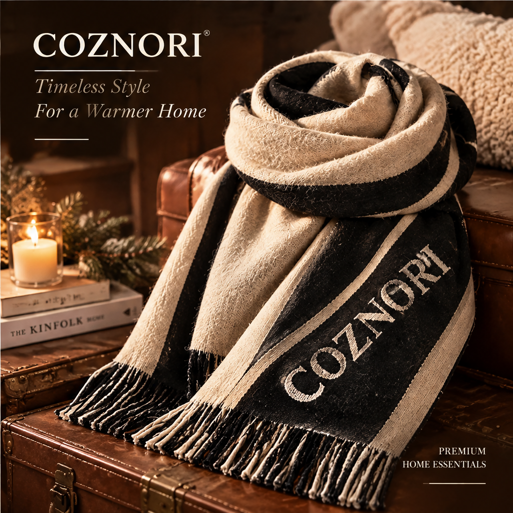 COZNORI™ | Signature Noir Winter Scarf